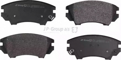 JP GROUP 1263602410 -  Комплект тормозных колодок, дисковый тормоз
